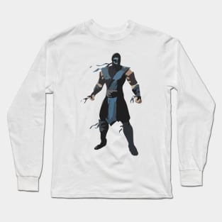 Sub Zero Mortal Kombat Painting Long Sleeve T-Shirt